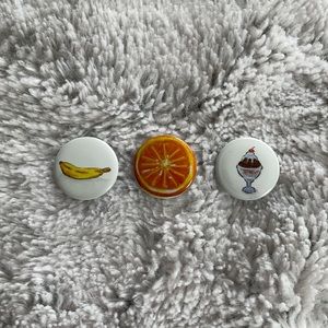 American Girl- Grin Pins-Food
